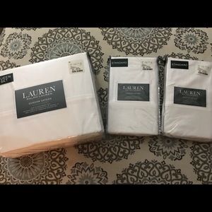 Ralph Lauren Queen Sheet Set + extra pillowcases